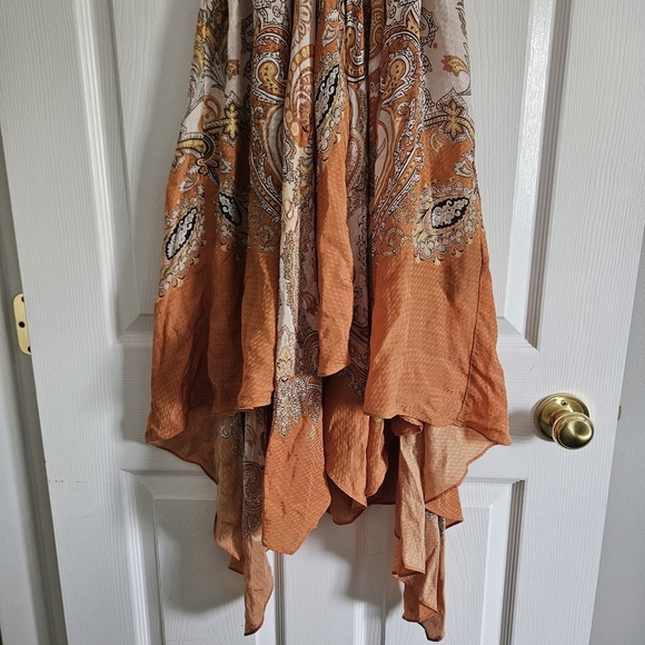 H&M Orange Asymmetrical Ruffled Sundress - Picture 3 of 7